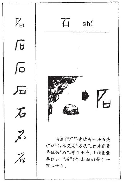 石部的字